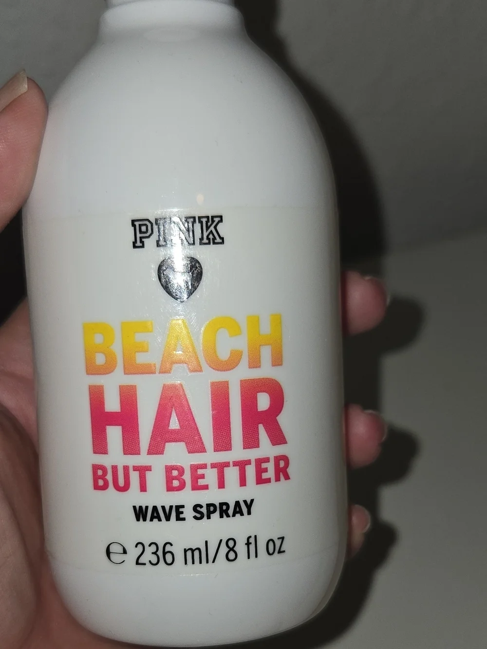 PINK Victoria's Secret Beach Hair But Better Wave Spray - White Bottle